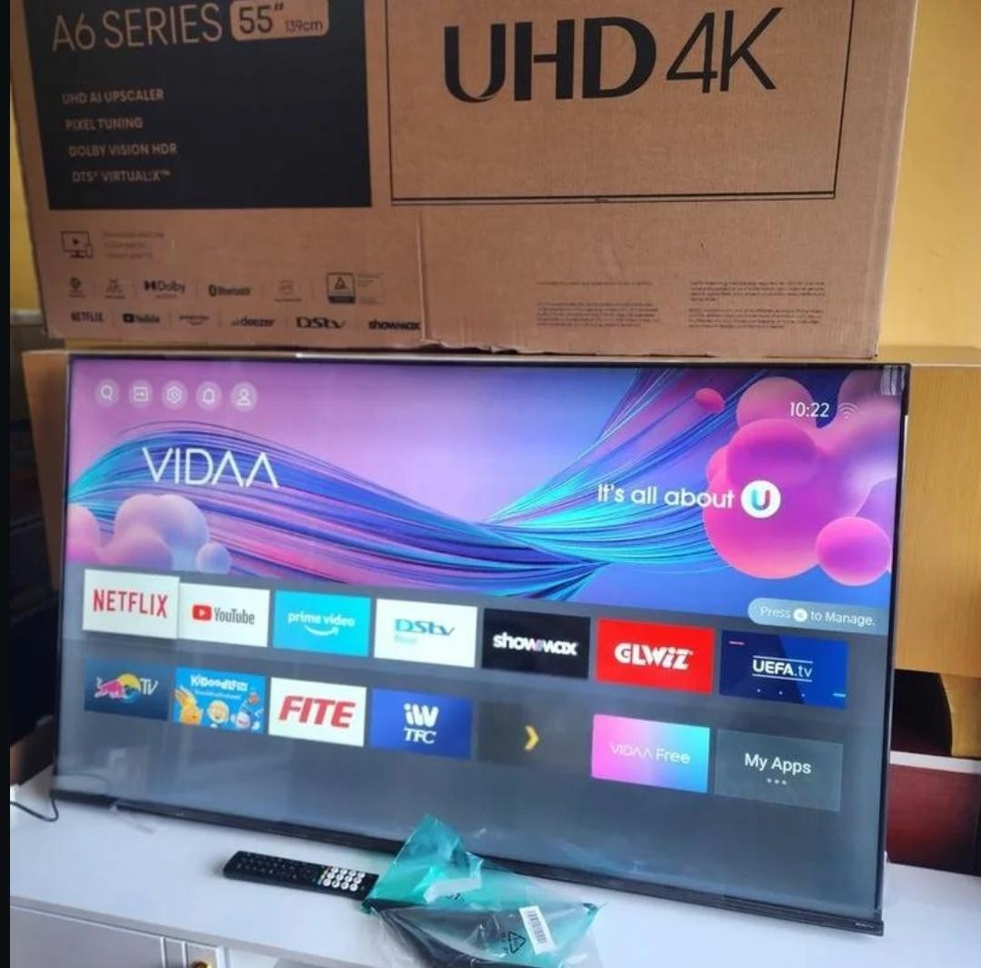 Just 1 month and 3week used hisense 55 inches smart tv