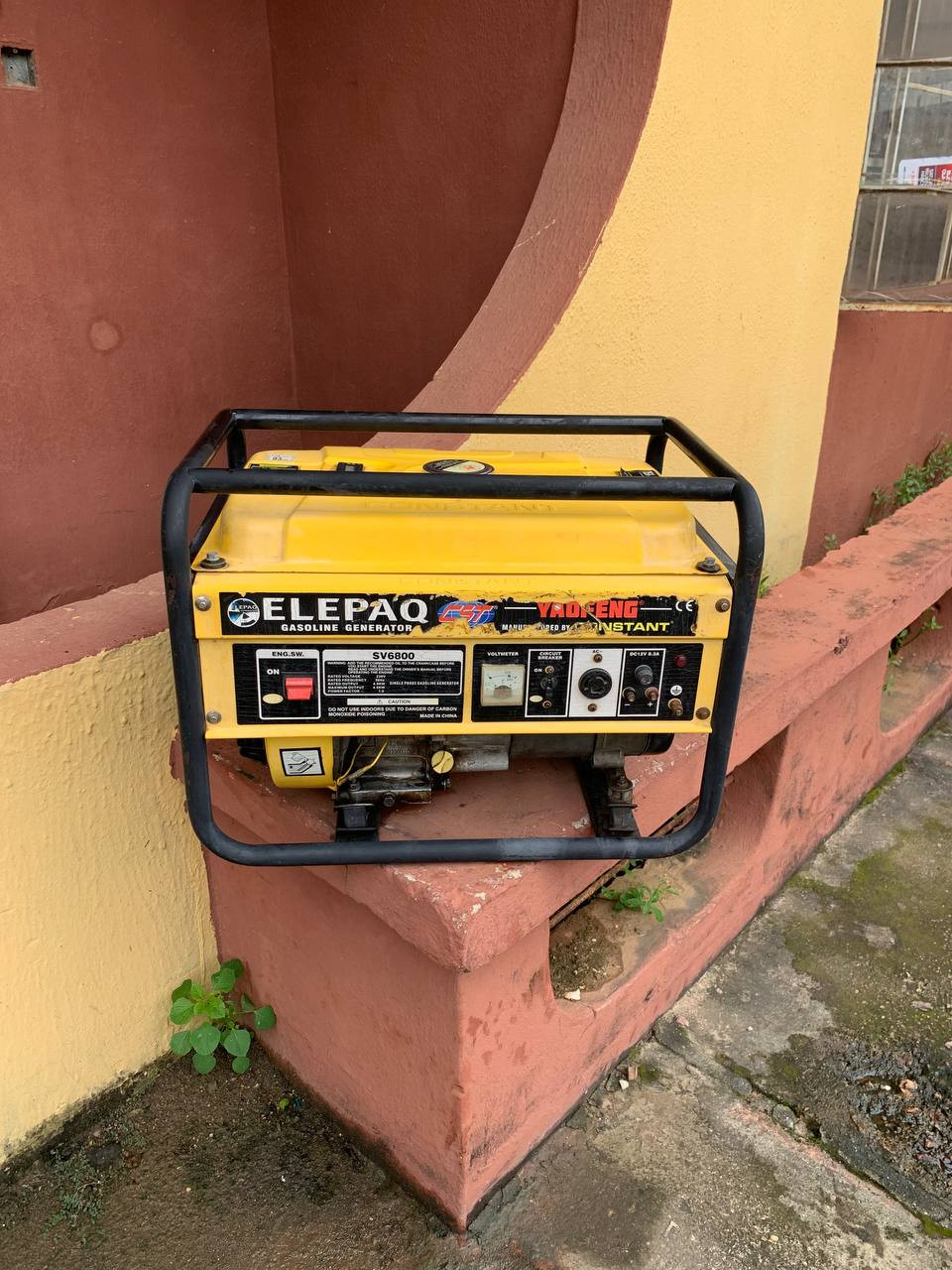 Clean, 100% Copper, 4.5Kva Elepaq Constant Generator For-Sale