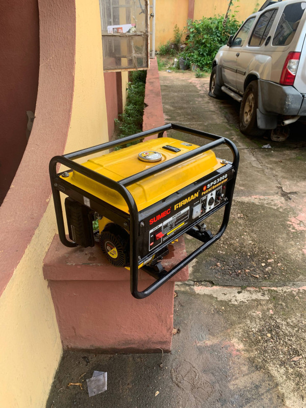 V.Clean 3Weeks Used 2.8Kva Sumec Firman Manual Starter Generator Set For-Sale [ Product Code >> 0804 ]