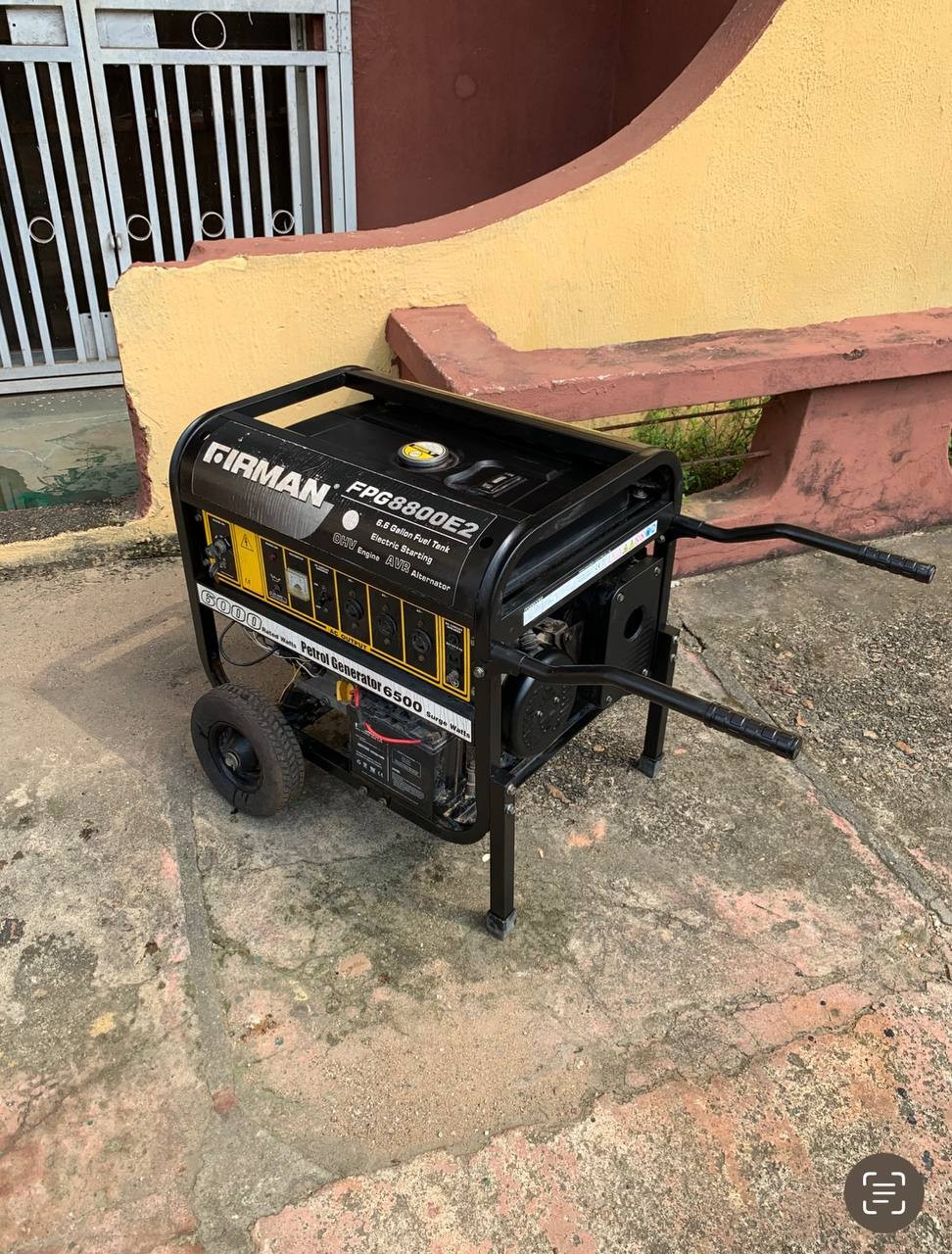 V.Clean Sumec Firman kick and start 6.5KVA Generator FPG8800E2