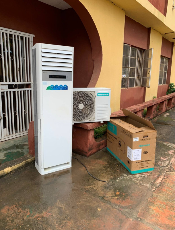 V.Clean 2Hp Hisense Floor standing Air-Conditioner (AF20SC) With Pack For-Sale [ Product Code >> 0518 ]