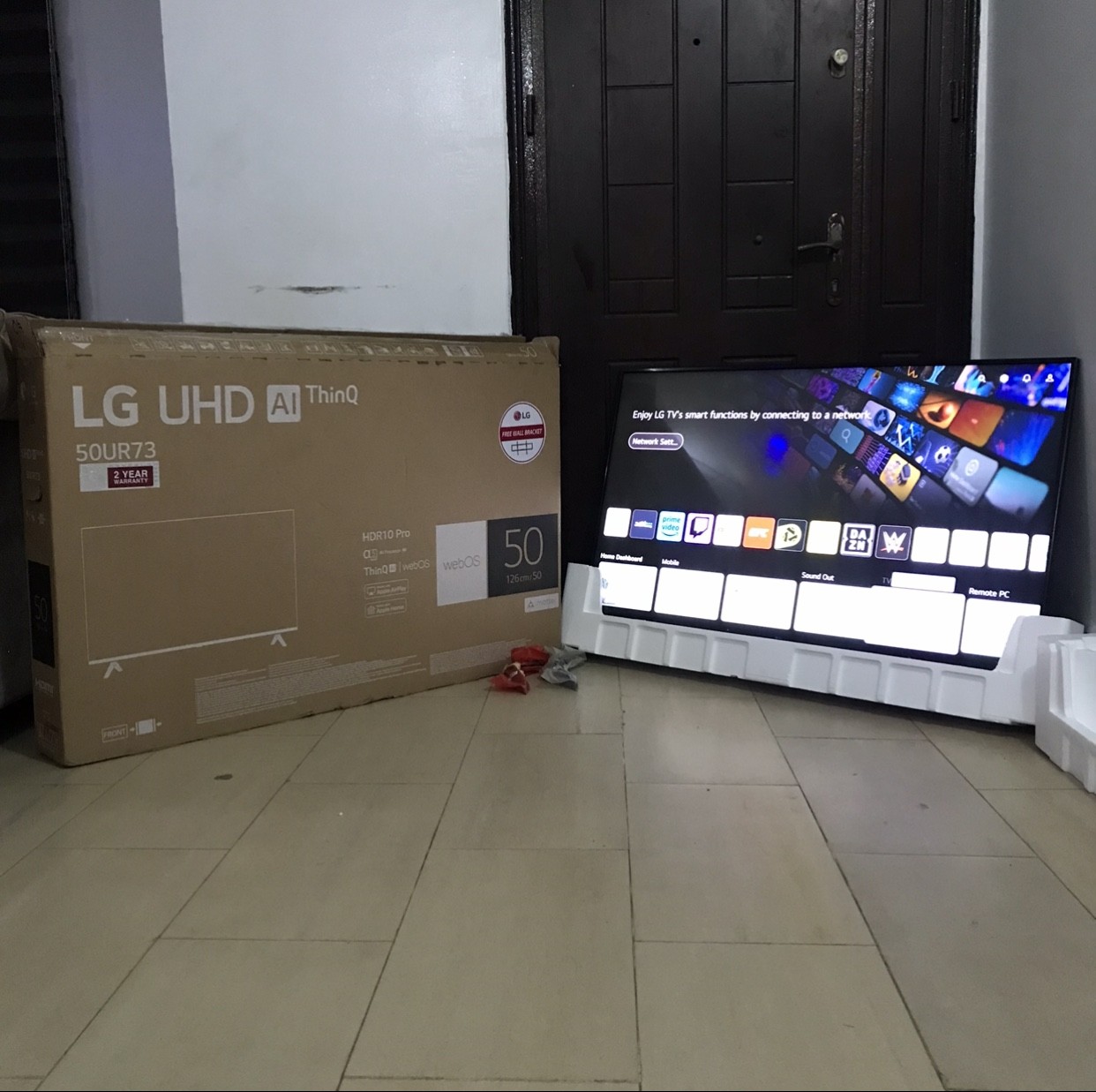 1month Used LG 4k Smart  50Inches AI ThinQ Tv With and MAGIC REMOTE  Park For-Sale