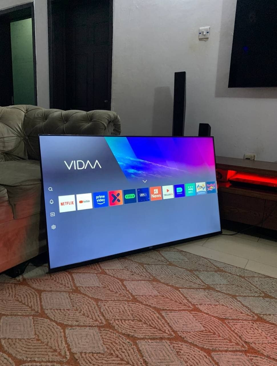 V.Clean, One Month Used, 55Inches 4K Smart Frameless Kenstar Tv For-Sale  [ Product Code >> 0360 ]