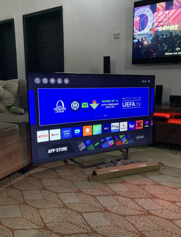 ❌❌SOLD-OUT❌❌ V.Clean, 2Months Used, 65 inches A7G QLED Series 4K Smart 65A7GQ Hisense Tv With Wall Hanger And Magic Remote For-Sale