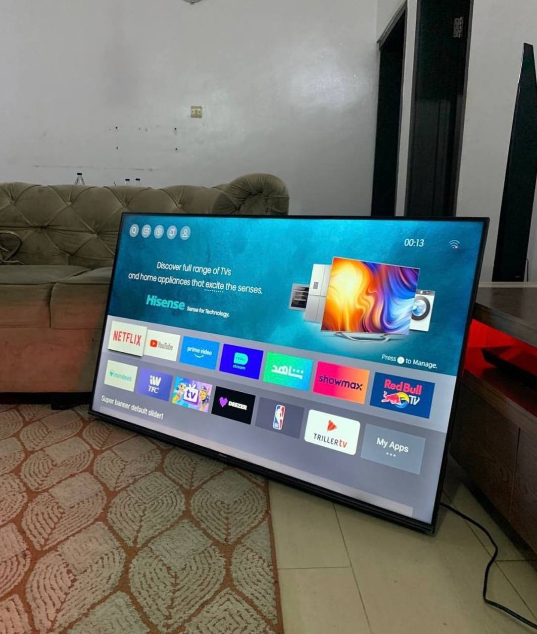 ❌❌SOLD-OUT❌❌ V.Clean 3Month Used Used 55Inches Hisense, 4K, Bluetooth, Smart Tv For-Sale