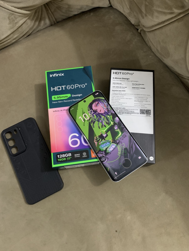❌❌SOLD-OUT❌❌ V.Clean, One Month Used, 8Gb Ram, 128Gb Ssd, Infinix Hot 60 Pro Plus with pack for-Sale