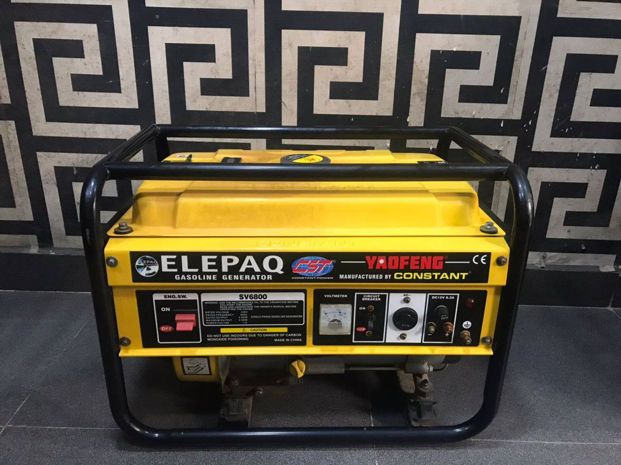 ❌❌SOLD-OUT❌❌ V.Clean Elepaq 4.5kva Constant Manual Starter 100% Copper Generator | SV6800 For-Sale [ Product Code >> 0242 ]