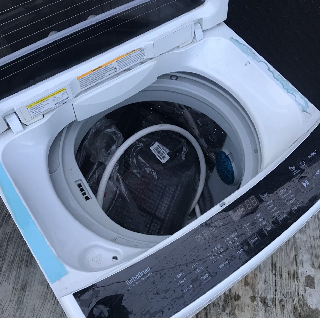 Lg 8Kg Top Loader Full Automatic Smart Inverter Washing Machine WM