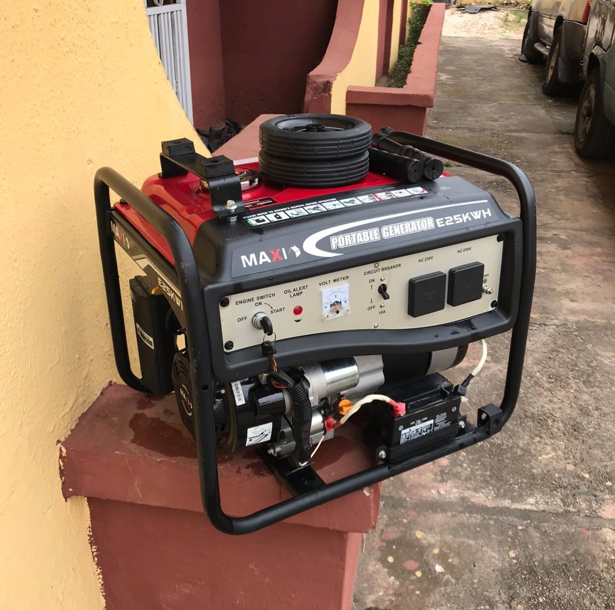 ❌️SOLD-OUT ... 1Month Used 100% Copper Maxi 25EK 3.1kVa Generator With All Accessories For-Sale