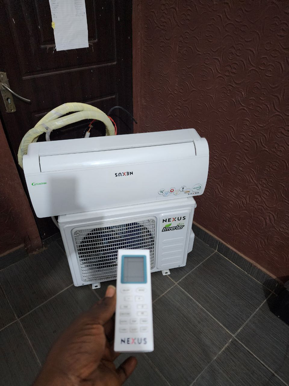 2025 2month used Nexus 1.5hp Inverter Ac with Full kit and Gas for-sale