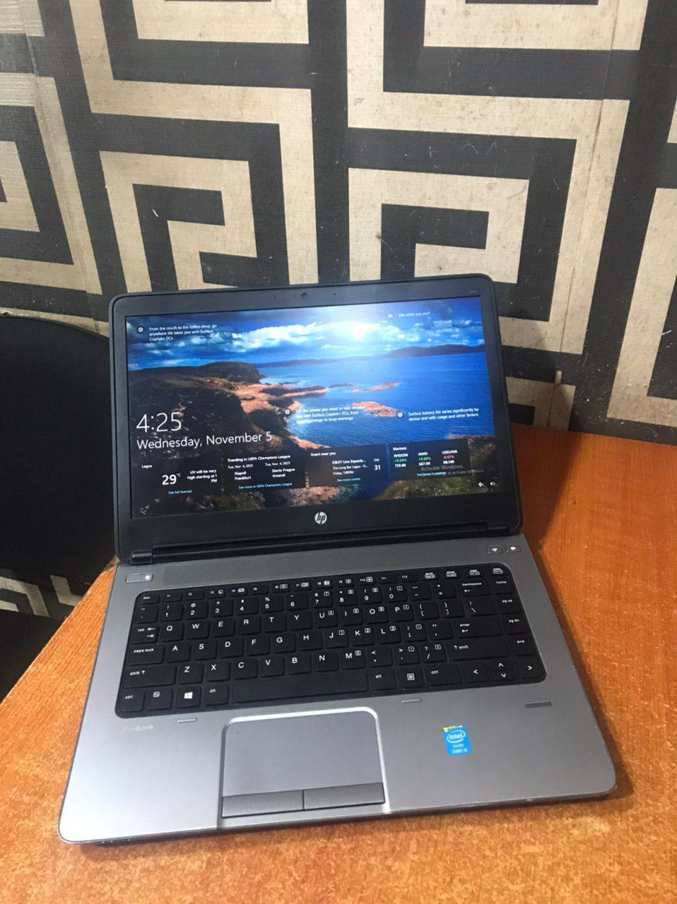 V.Clean 8Gb Ram, 250Gb Hdd, Corei5, 2-3Hours Ba3 Life Hp 640 Laptop