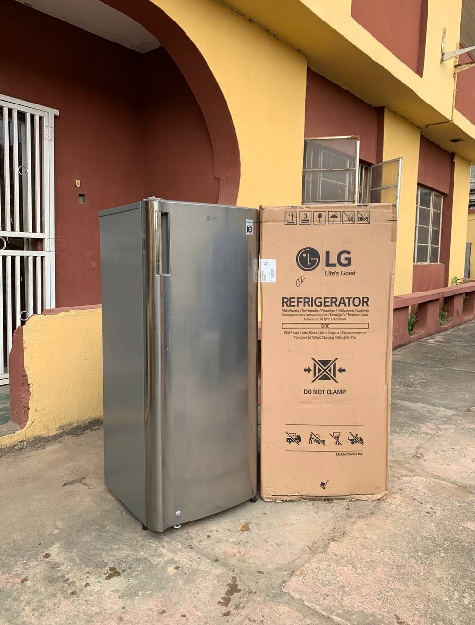 ❌❌SOLD-OUT❌❌ V.Clean 1Month Used Inverter LG Single Door Refrigerator 199L (GN-Y331SLBB)