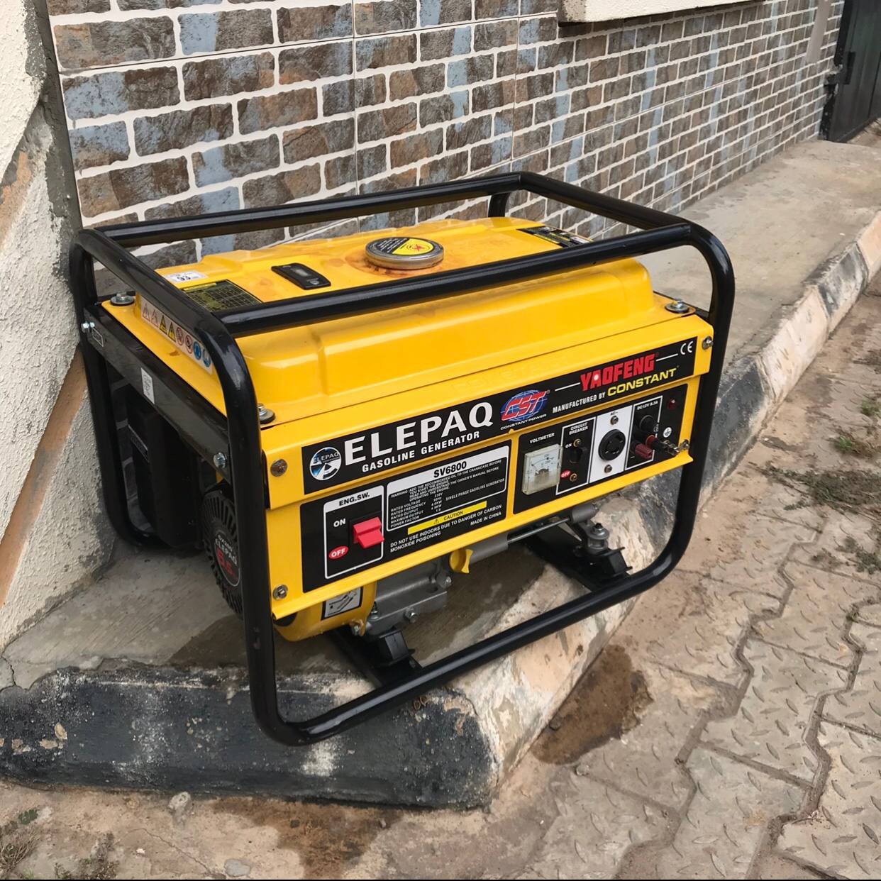 V.Clean 4.5kva Elepaq Constant Generator For-Sale