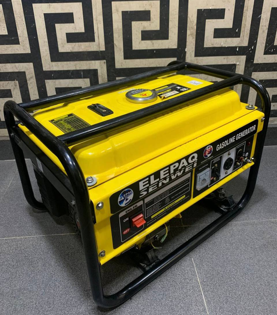 V.Clean 1 Month Used Elepaq Senwei 4.5kva Full Coil Generator For-Sale [ Product Code >> 0403 ]