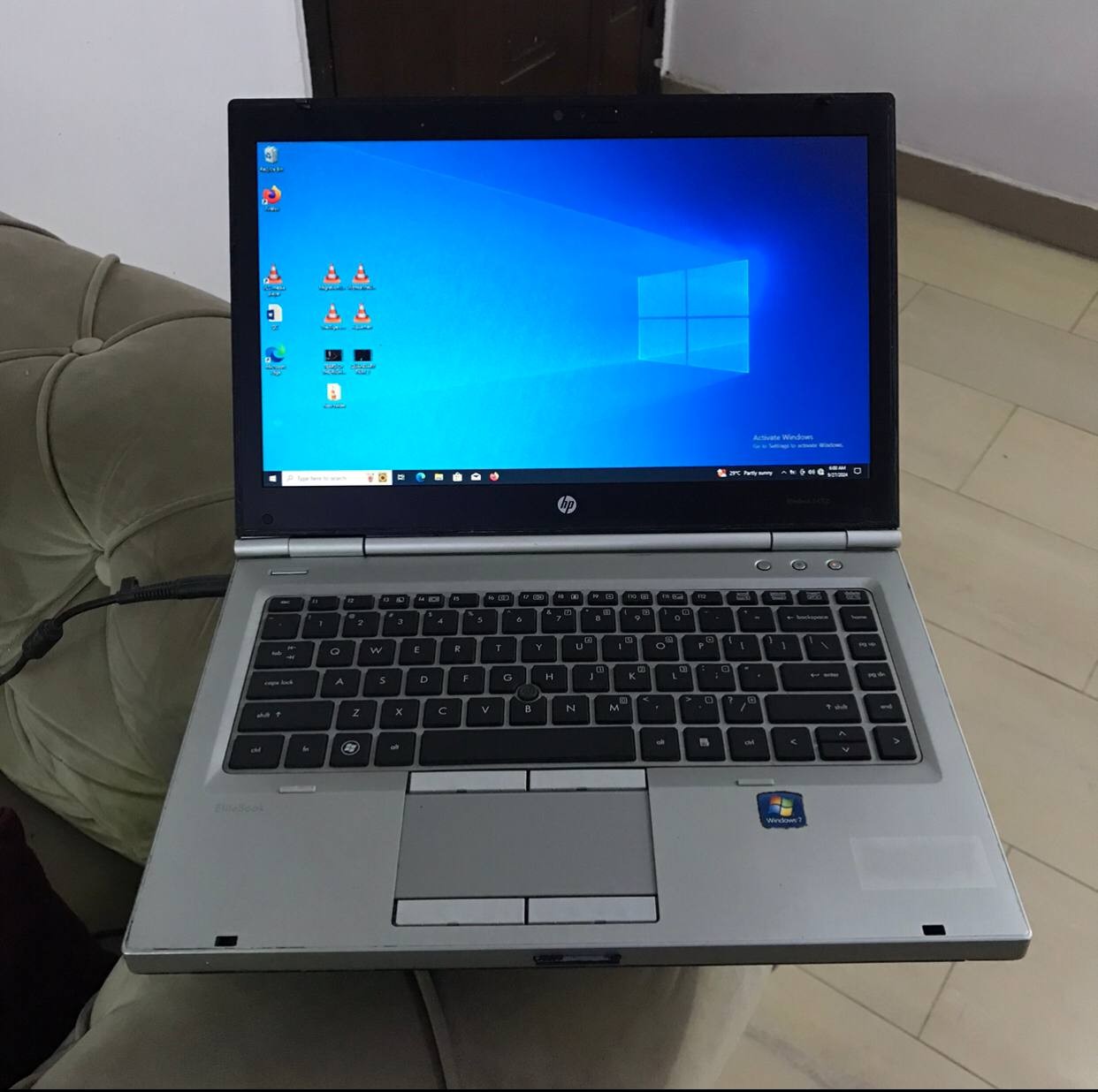 4Gb Ram, 250Gb Hdd,  2Hours Ba3 Life, Corei5, Hp Elitebook  8470p Laptop For-Sale