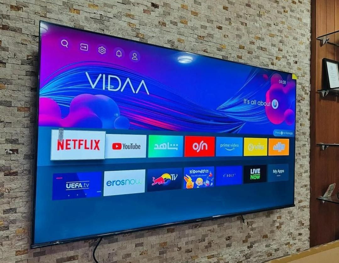 V.Clean, 55-Inches, 4k, Smart, Framless Hisense Tv