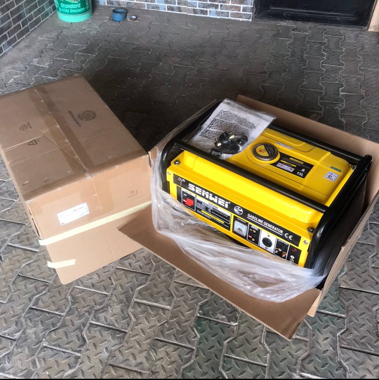 Awoof Brand New Senwei 2.2KVA Manual Start Generator-Sv5200 For-Sale