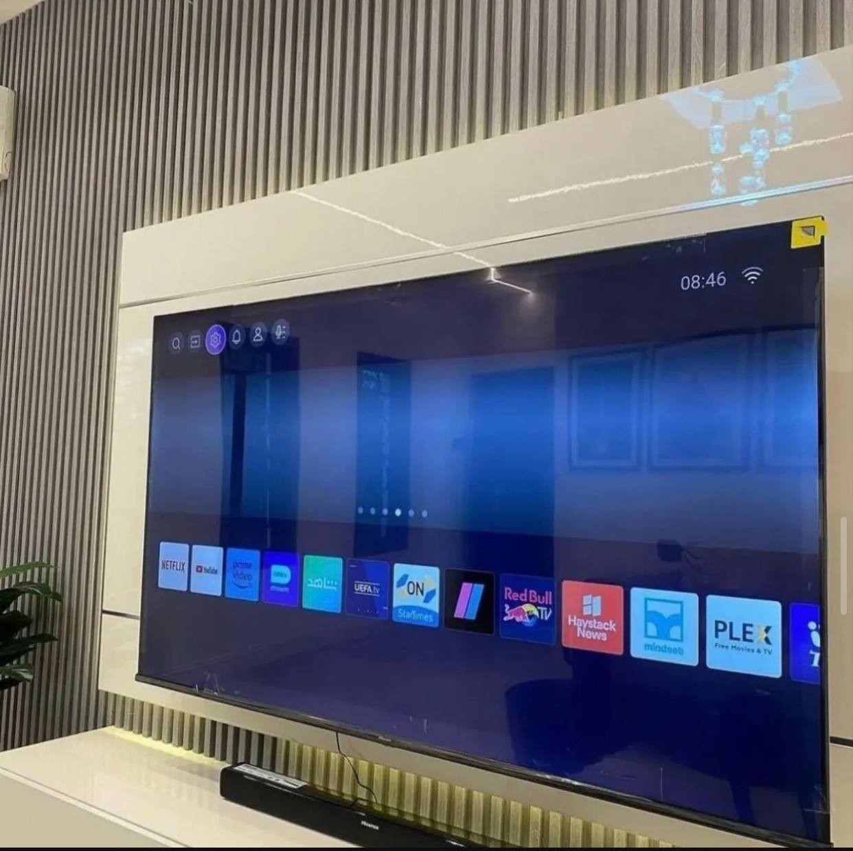 V.Clean 58Inches 4K Smart Bluetooth, Hisense Tv For-Sale
