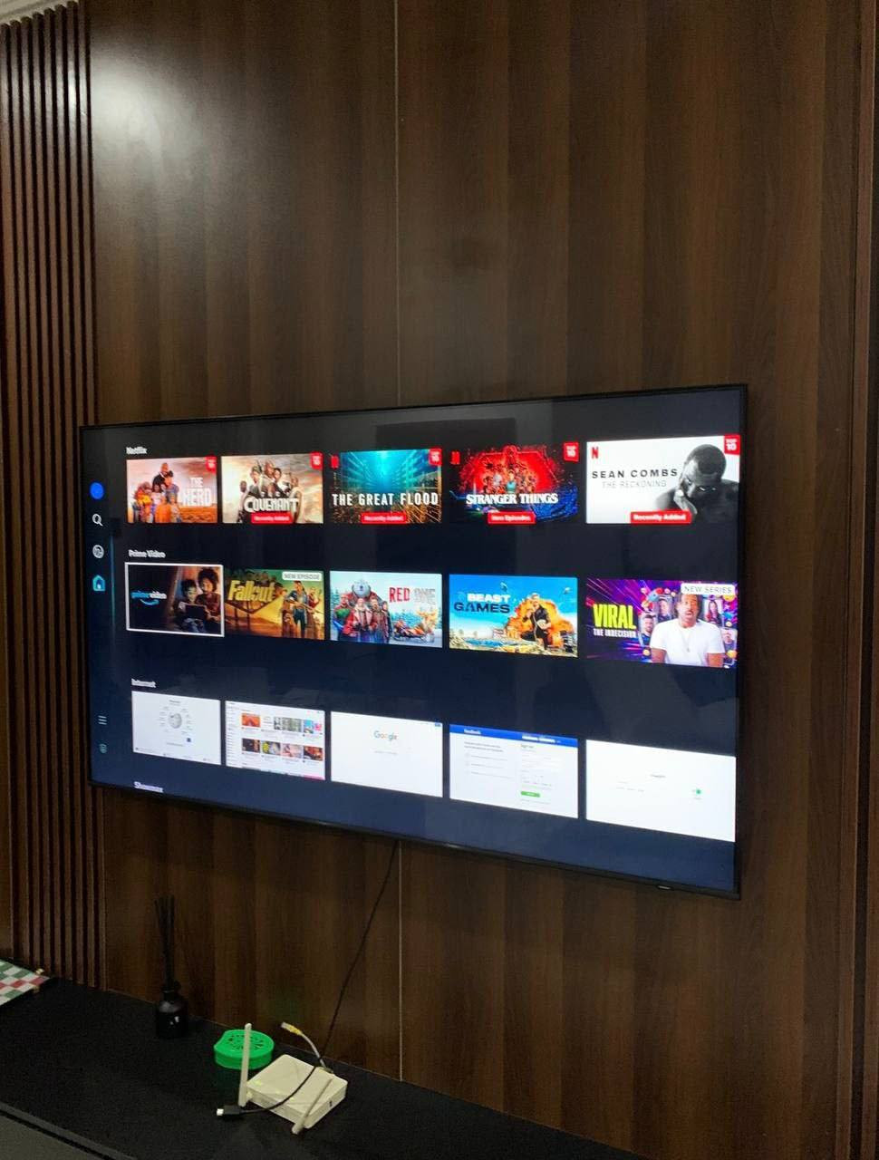 ❌❌SOLD-OUT❌❌ Clean Bluetooth, 65inches Samsung 4K Smart Frameless Tv For-Sale