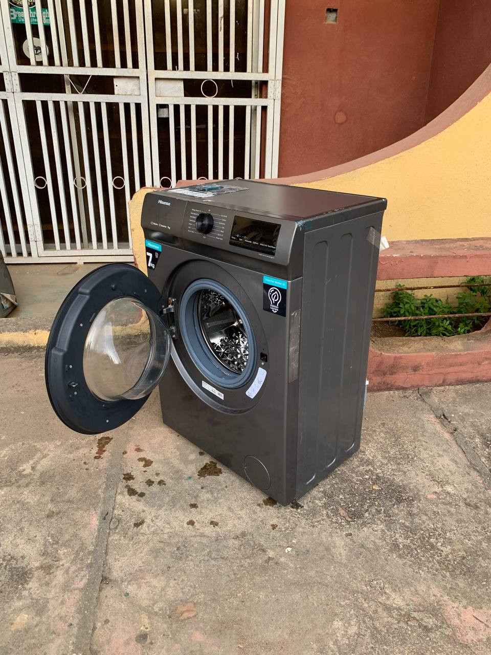 V.Clean Hisense Front Load 7KG (WFQP7012T) Inverter Washing Machine For-Sale [ Product Code >> 0248 ]