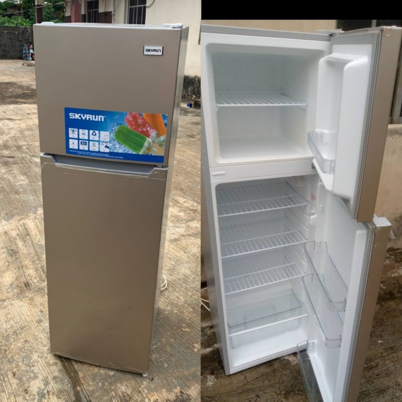 100% clean 168liitres double door skyrun Refrigerator for sale