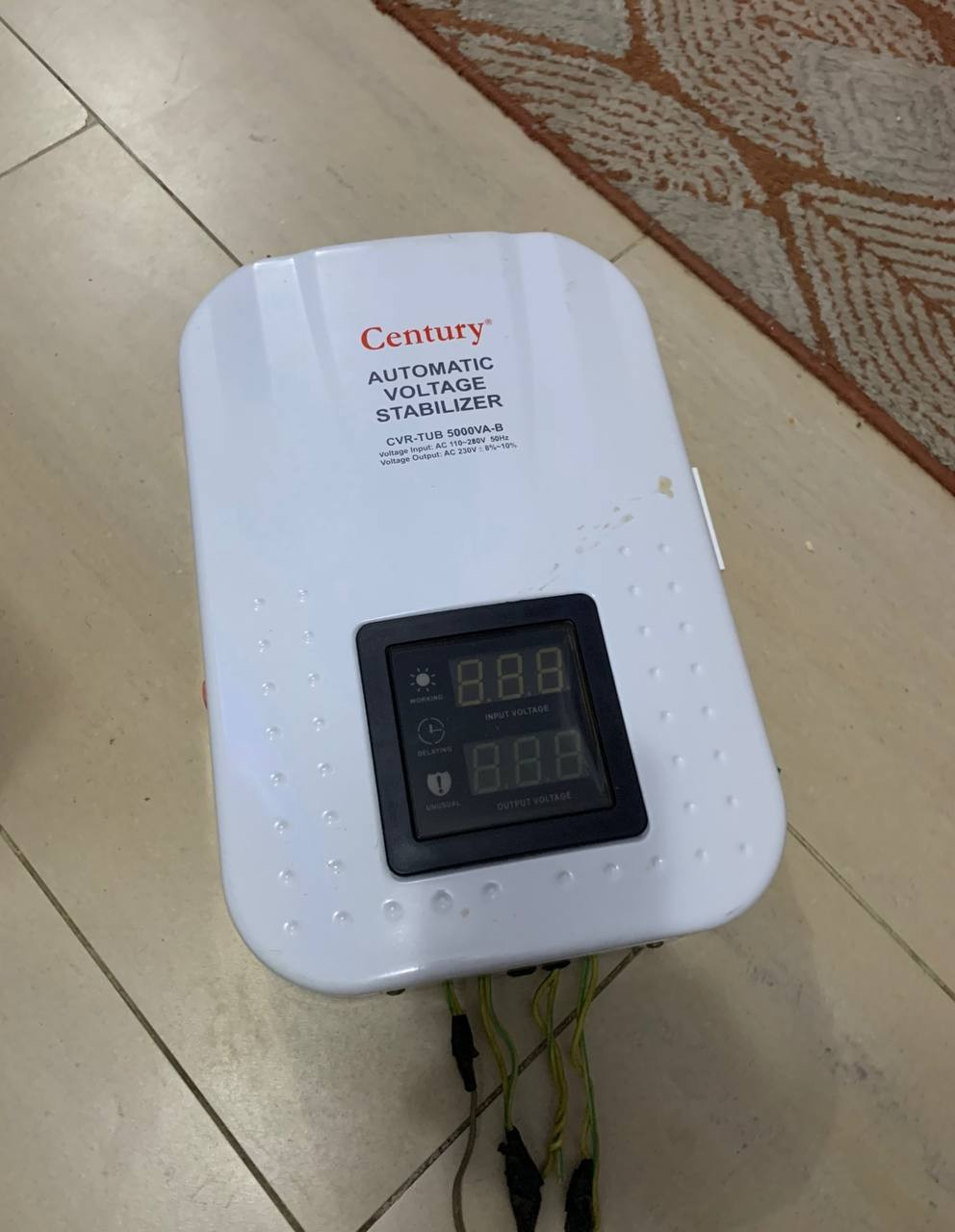 V.Clean 5000Va Century Automatic Voltage Stabilizer For-Sale