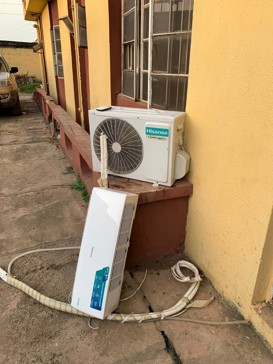 ❌❌SOLD-OUT❌❌ V.Clean 1Hp Hisense Inverter Air-Conditioner With Already Filled Gas and Kit For-Sale