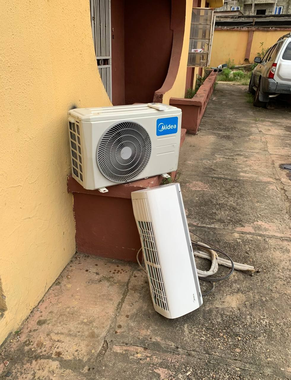 V.Clean 1Hp Midea Air-Conditioner With Kit For-Sale