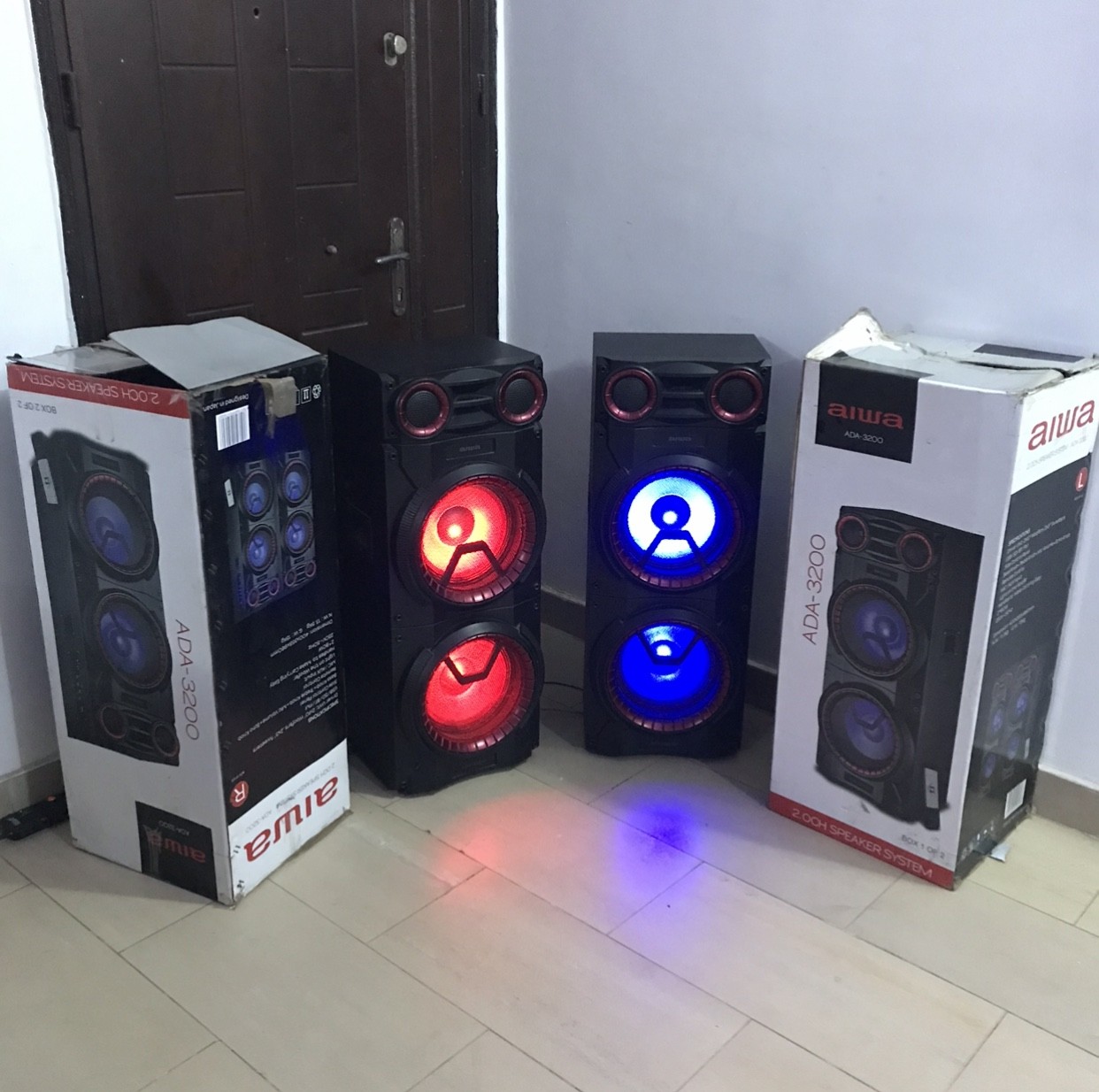 ❌❌SOLD-OUT❌❌ ... V.Clean Aiwa ADA-3200 Bluetooth 2.0 Channel Party Home Theater System With Pack For-Sale