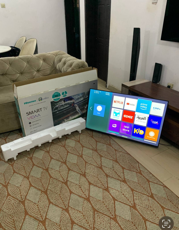 ❌❌SOLD-OUT❌❌ V.Clean, 43Inches, 4K Smart Hisense Frameless Tv With Pack For-Sale [ Product Code >> 420 ]