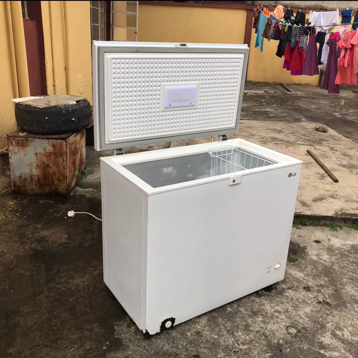 Clean 190Litter white Lg GCS215SQFG Chest freezer #For_Sale