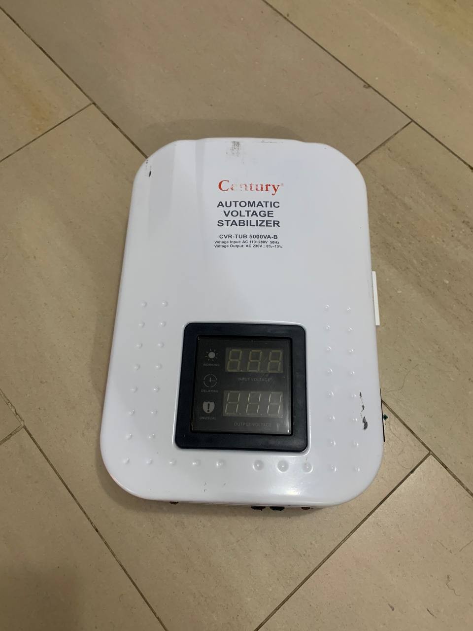 ❌❌SOLD-OUT❌❌ Clean 5000Va Century Automatic Voltage Stabilizer For-Sale