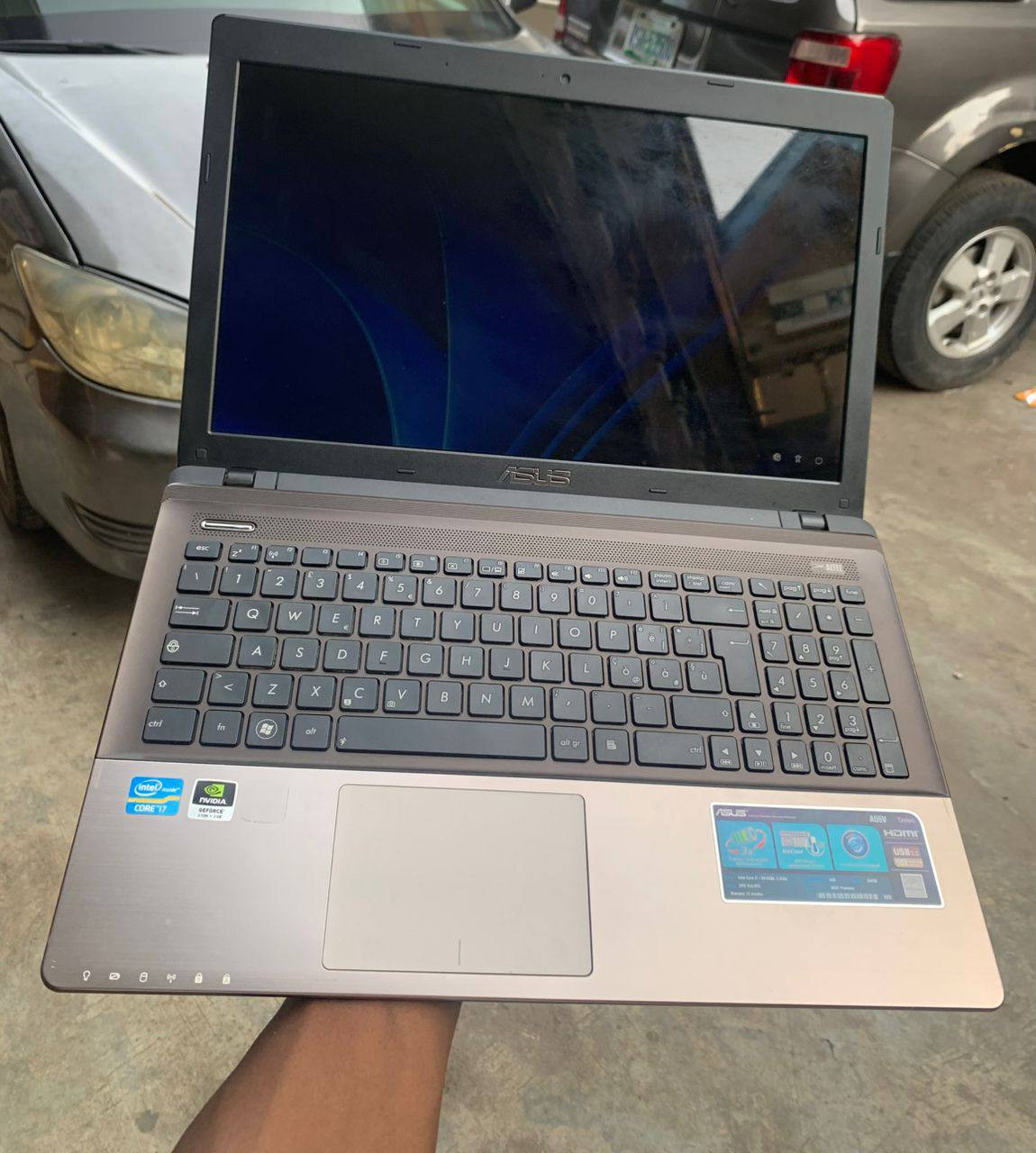 V.Clean 4Gb Ram, 500Gb Hdd, 2-3 Hurs Ba3 Life, Corei7 Asus A55V Laptop For-Sale [ Product Code >> 0345 ]