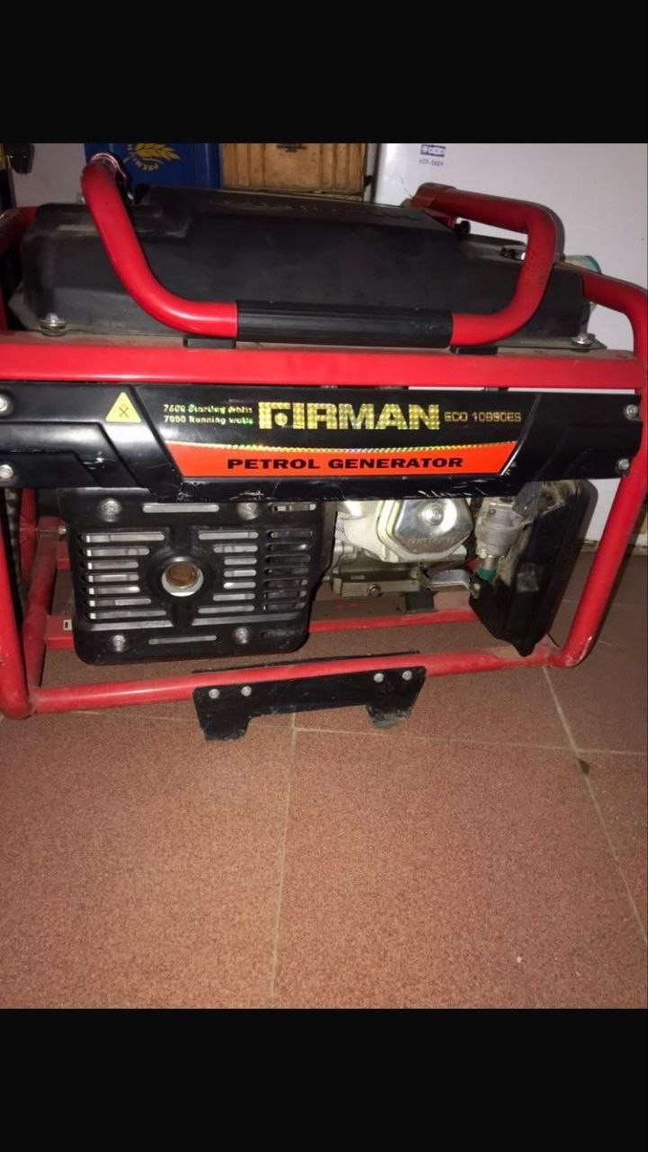 Very clean firman Eco 100990ES 8.5kva