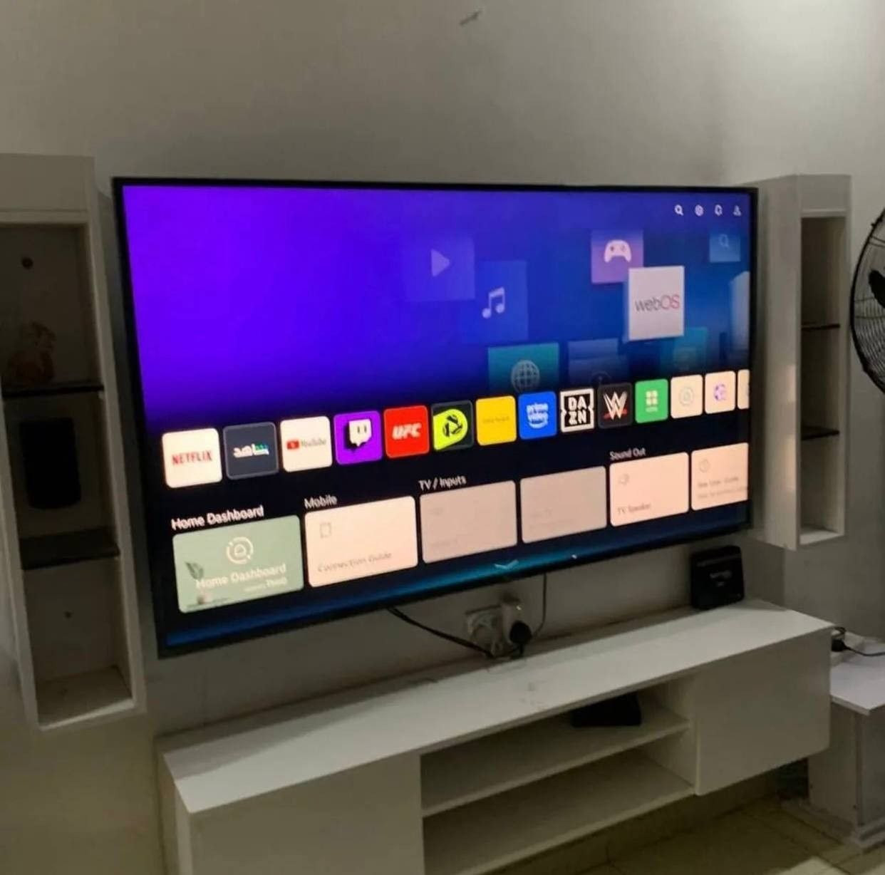 V.Clean, 2023 Model, Bluetooth, 55Inches, 4K Smart, LG Tv For-Sale [ Product Code >> 0388 ]