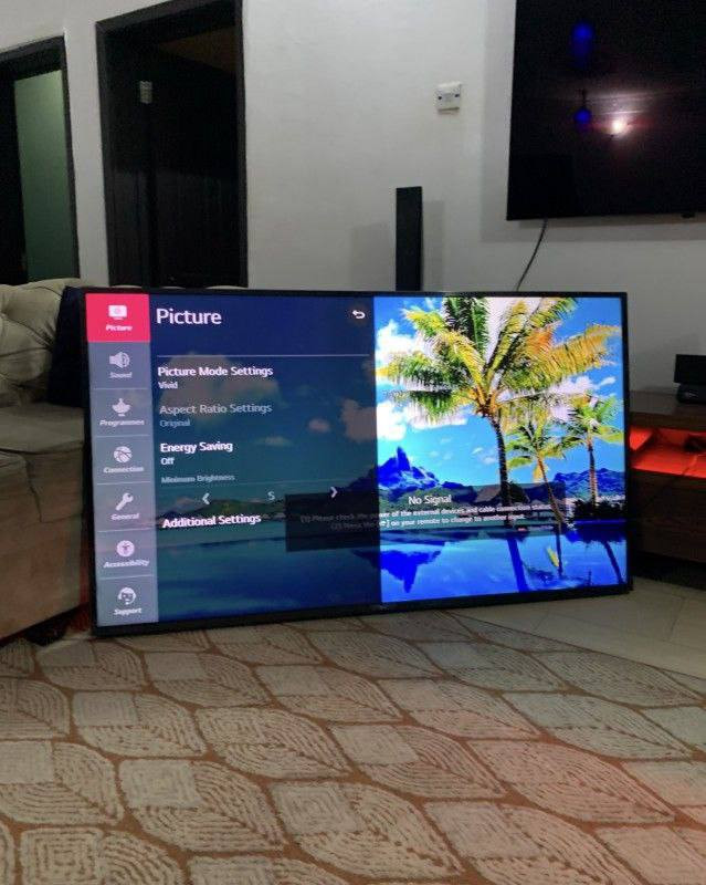 Clean 55Inches LG With WebOs 4K Smart Tv For-Sale