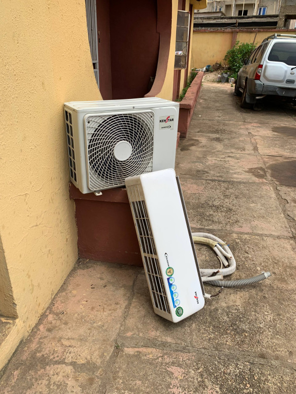 V.Clean 1.5Hp Inverter Kenstar  Air-Conditioner With Gas & Kit For-Sale [ Product Code  >> 0445 ]