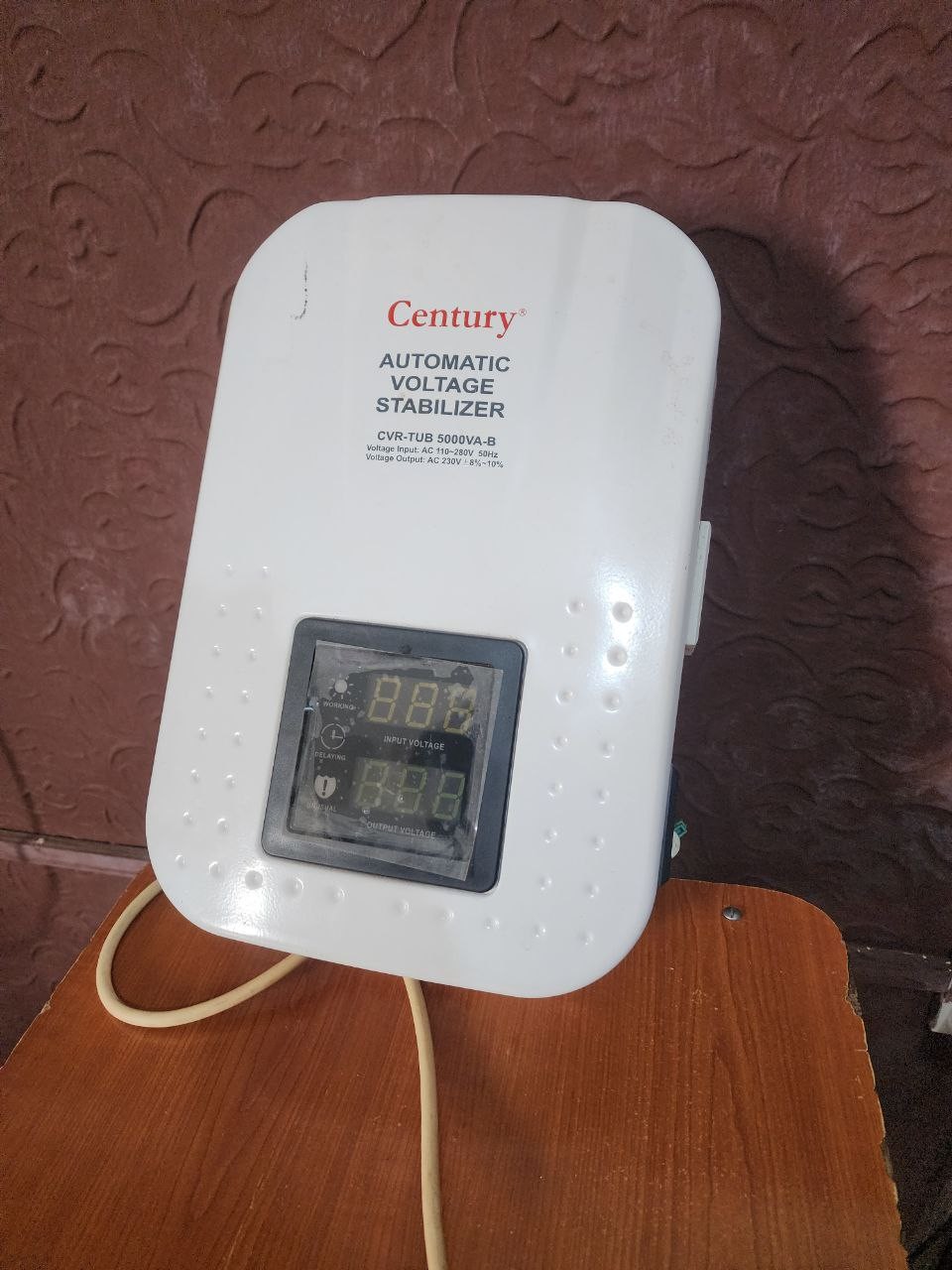 V.Clean Century 5000va wall stabilizer