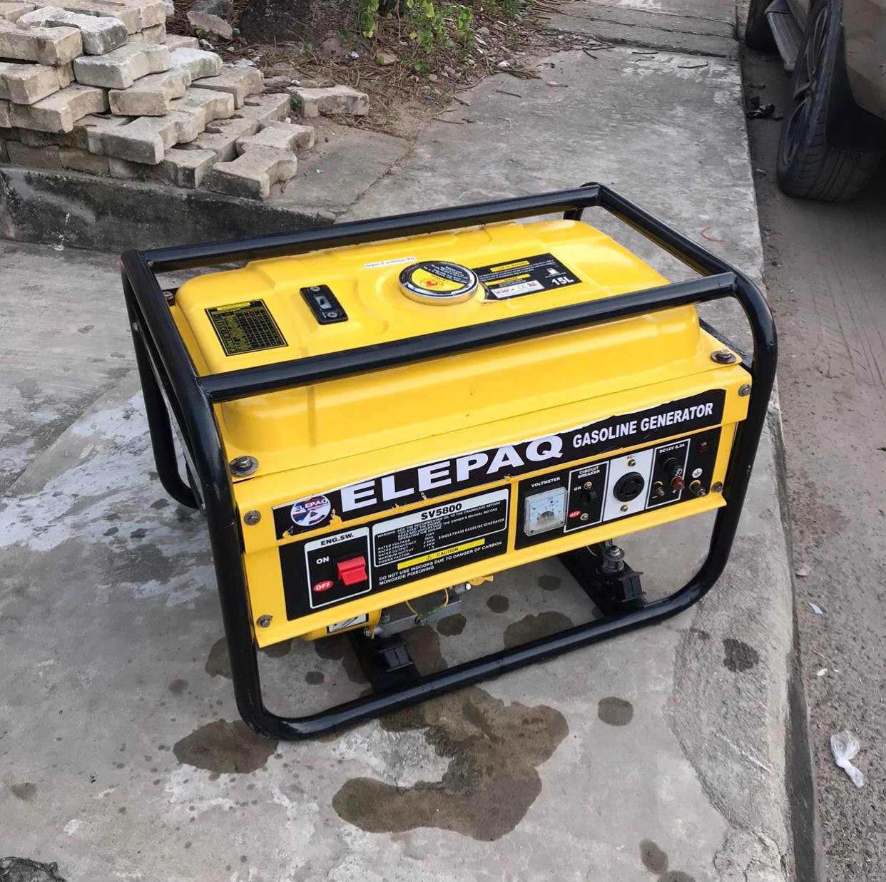 ❌SOLD-OUT ... One Month Used 2.2kva Sv5800 Elepaq Generator set For-Sale