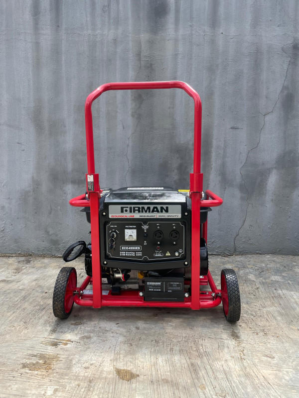 ❌❌SOLD-OUT❌❌ 1 MONTH USED FIRMAN ECO4990 SERIES FULL COPPER GASOLINE GENERATOR