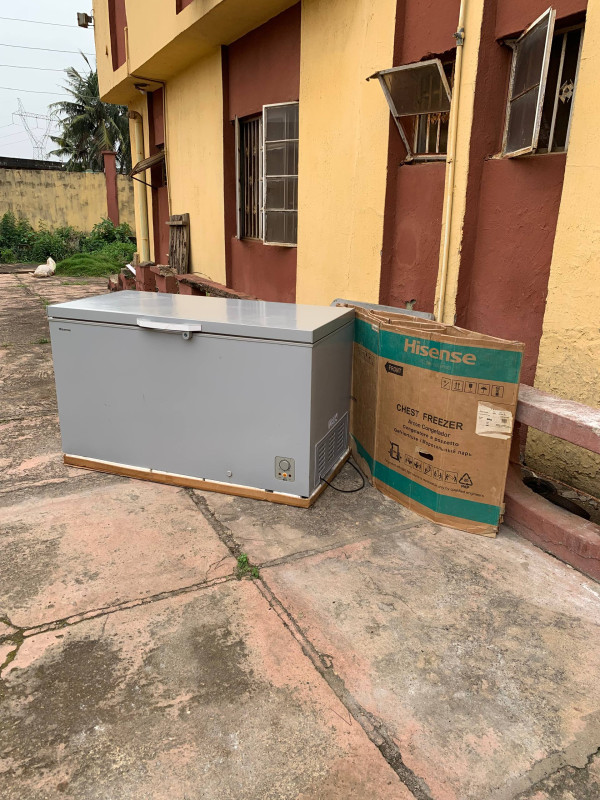 V.Clean 2Months Used, 420L Hisense Chest Freezer (55DD-FC) With Pack For-Sale [ Product Code >> 0808 ]