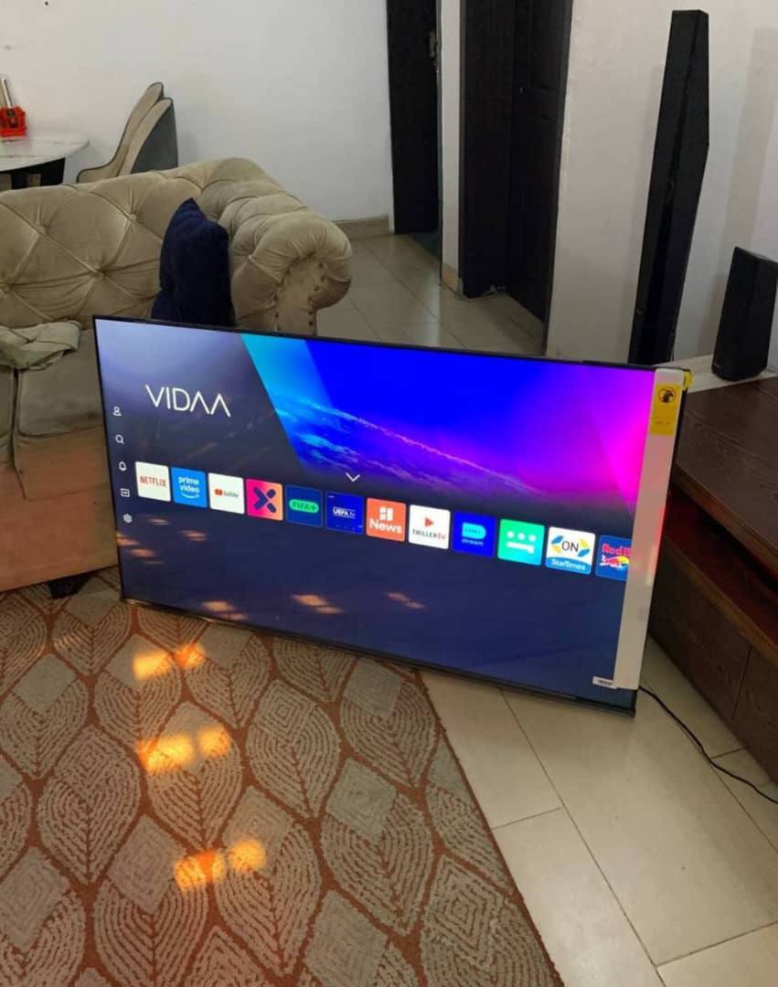 Super Clean, 5Days Used, 2026 Model Hisense 65 Inches UHD 4K Smart Frameless TV 65A6Q With Magic Remote For-Sale  [ Product Code >> 0423 ]