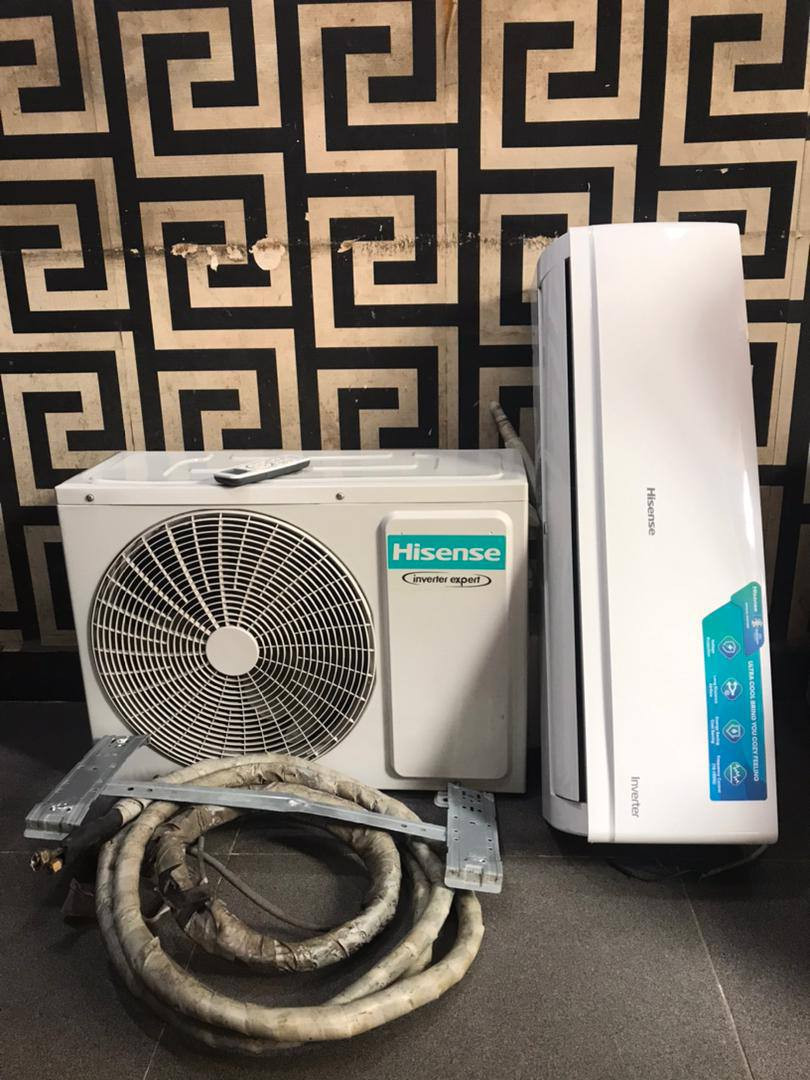 V.Clean, 2025 Model, 1.5Hp Hisense Inverter Air-Conditioner With Already Filled Gas, Kit and Indoor Hanger For-Sale