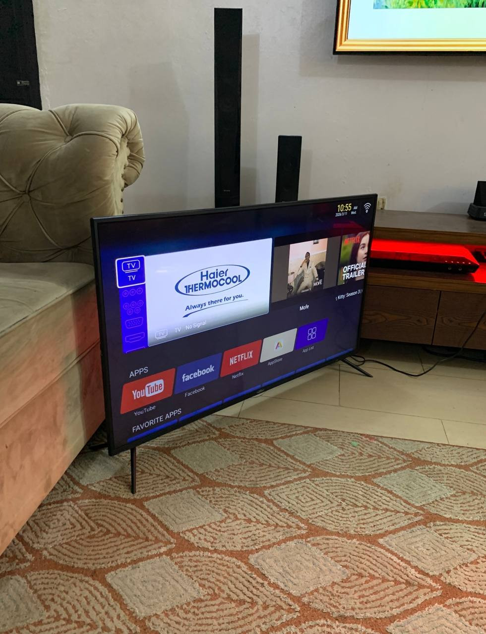 V.Clean, Only YouTube Enable, 43Inches Haier Thermocool, 4K, Smart Tv With a Magic Remote For-Sale