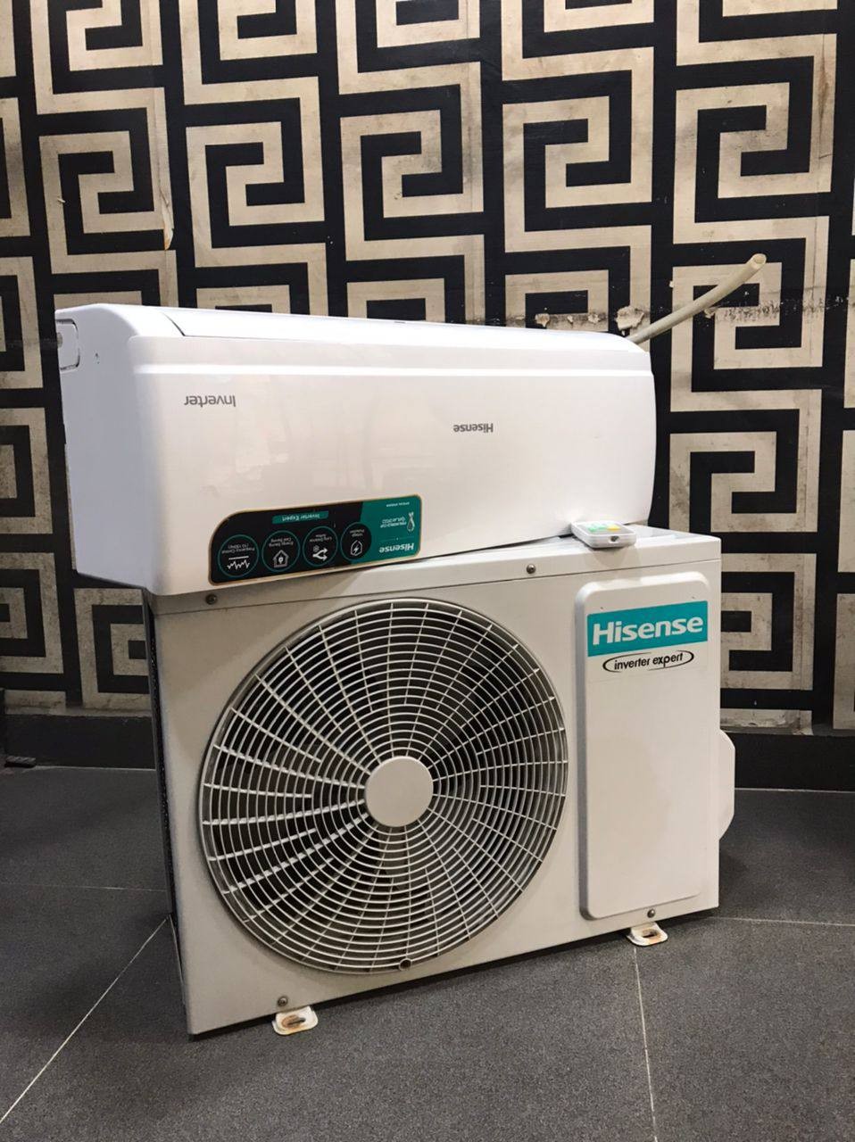 ❌❌SOLD-OUT❌❌...V.Clean 1Hp Inverter Hisense Air-Conditioner With Kit and Already Filled R410A Refrigerant For-Sale