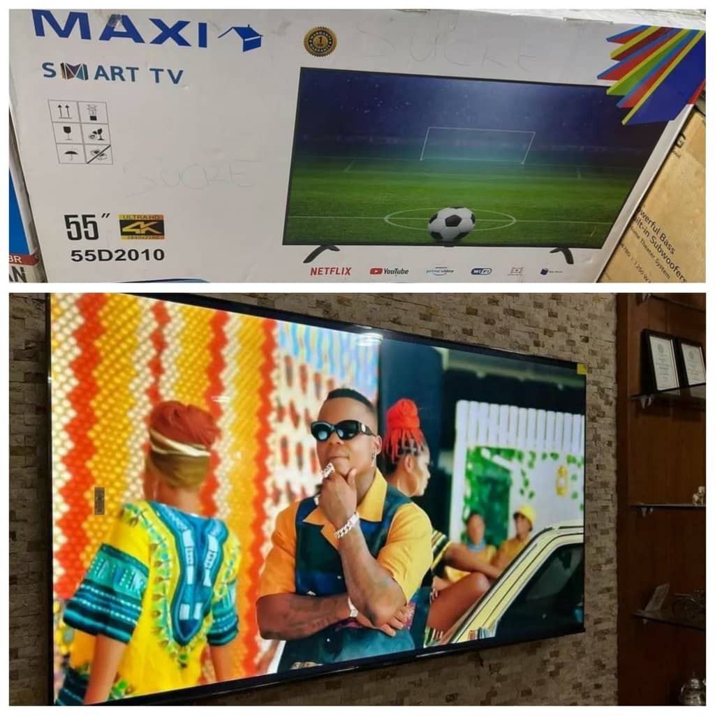 Super clean 55 inches maxi smart tv