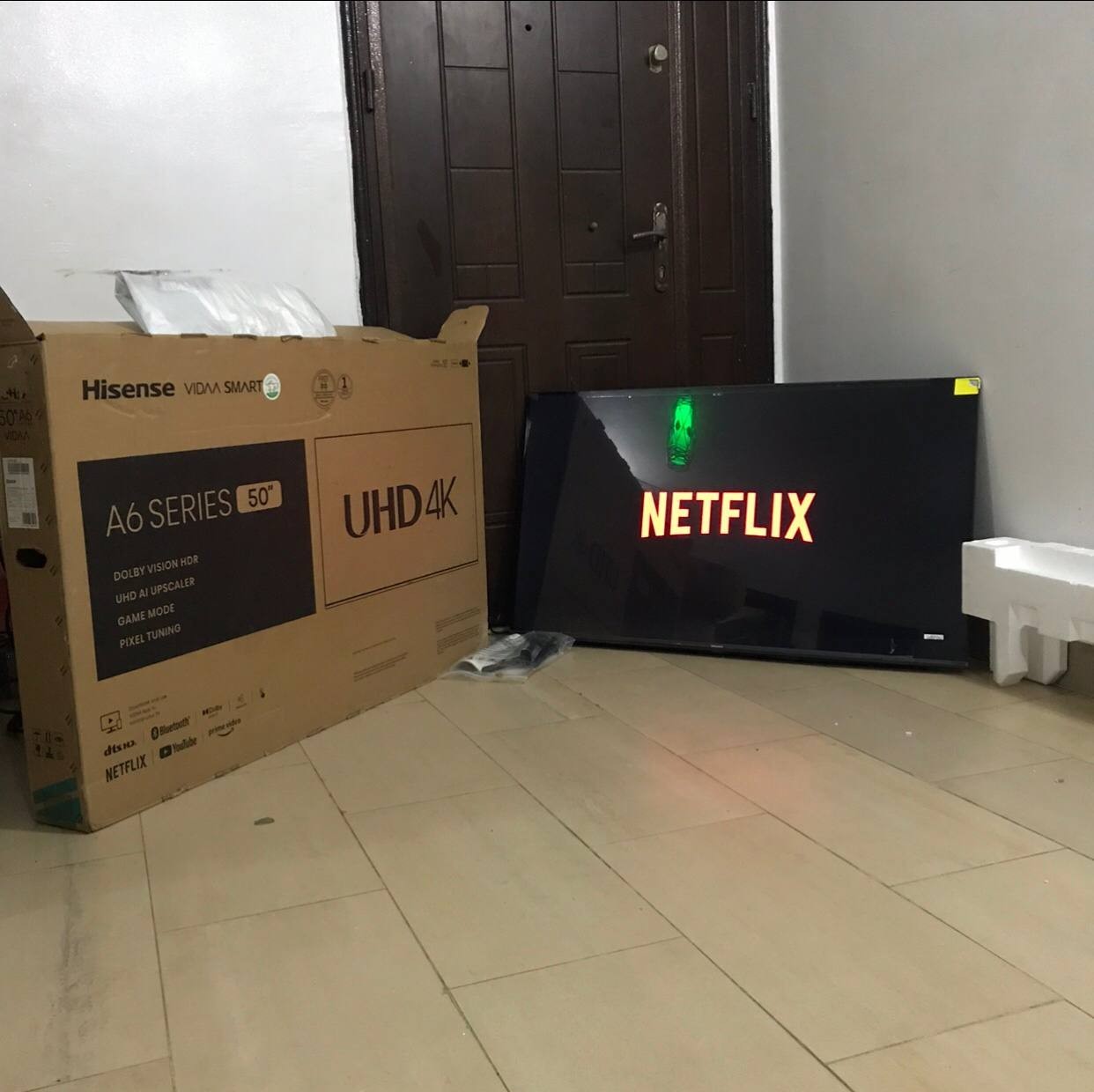 3Weeks Used, Hisense 50 Inch A6H Series UHD 4K Smart TV For-Sale