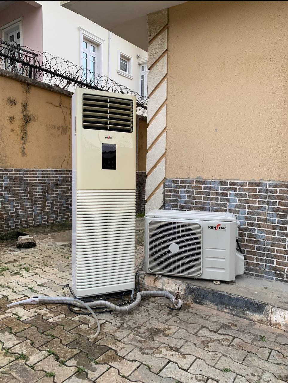 V.Clean 2Hp Kenstar Standing Air-Conditioner With Already Filled Gas & Kit For-Sale