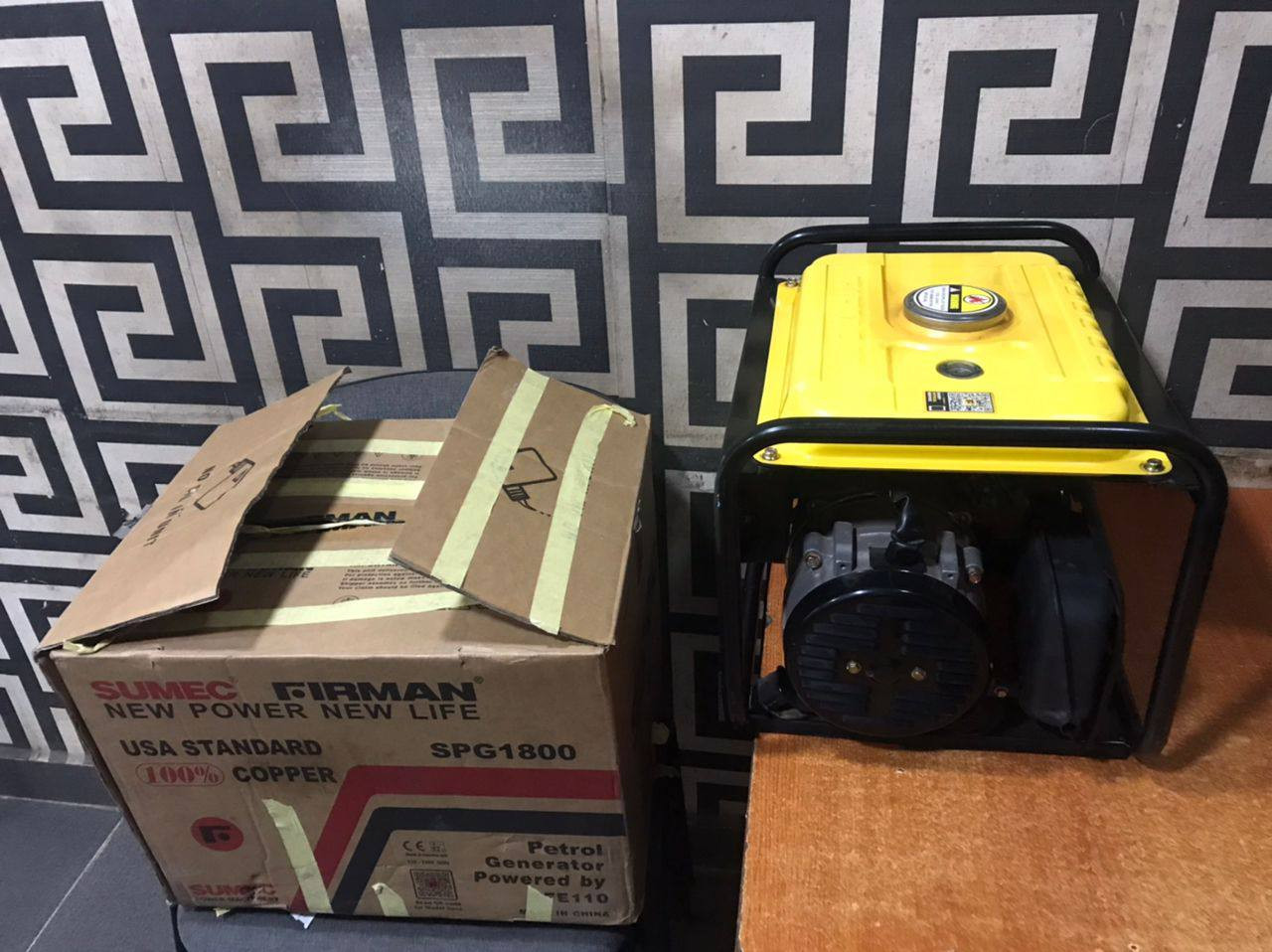 V.Clean, 2Weeks Used, Sumec Firman SPG 1800 Medium Generator For-Sale