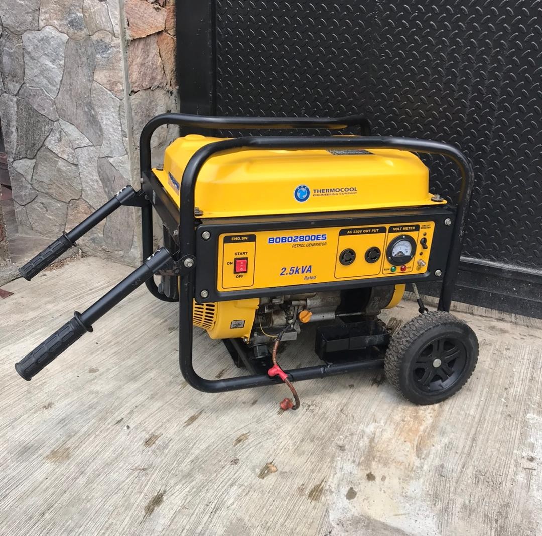 SUPER PUSH START THERMOCOOL 2.5kva GENERATOR